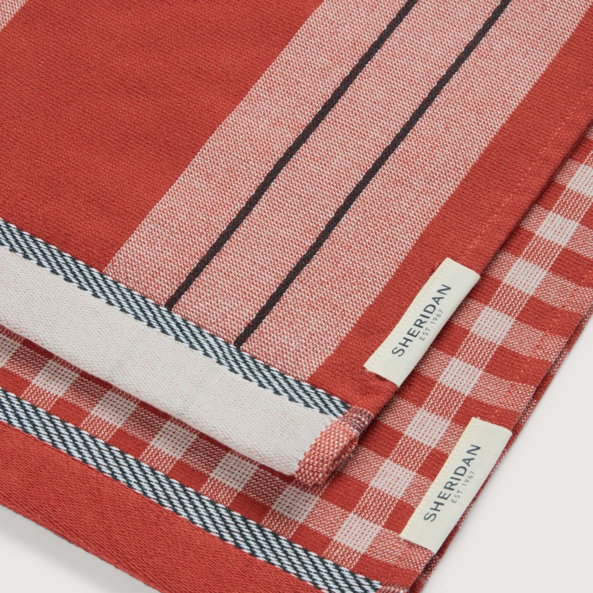 Este Tea Towel Set Relish - Two Pack by Sheridan | Planet Linen