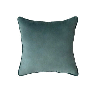 55Cm Throw Cushion Teal Velvet