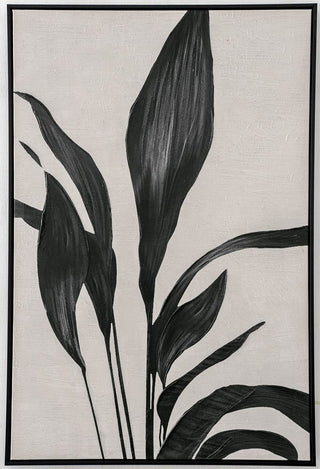 Black Foliage Wall Art 1