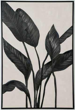 Black Foliage Wall Art 2
