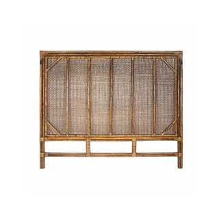 Cayman Rattan Hamptons Bedhead Queen