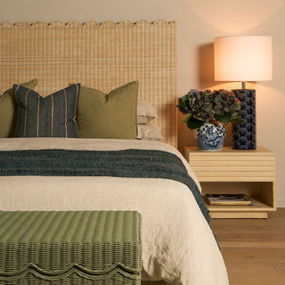 Belle Rattan Queen Bedhead Natural