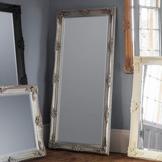 Abbey Leaner Mirror Silver by Florabelle