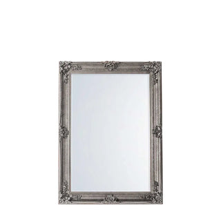 Abbey Rectangle Mirror Silver by Florabelle