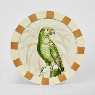 Parrots Round Wall Art Set Of 4 by Florabelle