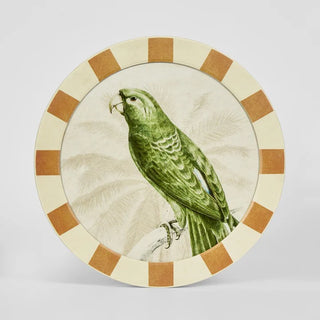 Parrots Round Wall Art Set Of 4 by Florabelle