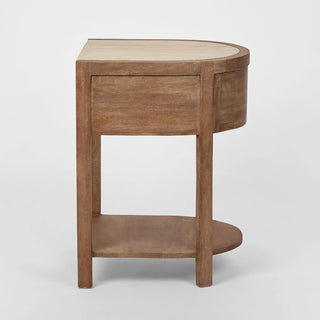 Denver Travertine Bedside by Florabelle