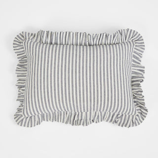 Tick Frill Cush 30X45 Blue