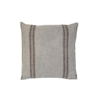Stripe Slub Cush 50X50 Grey