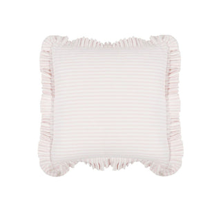 Tick Frill Cush 50X50 Pink