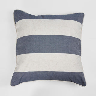 55 Cm Throw Cushion Denim Stripe