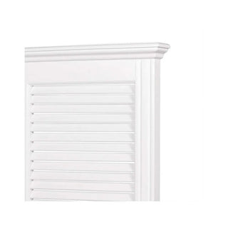 West Beach Hamptons Bedhead W/ Shutters Queen