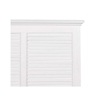 West Beach Hamptons Bedhead W/ Shutters Queen