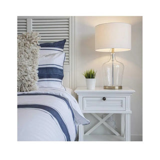 West Beach Hamptons Bedhead W/ Shutters Queen