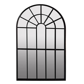 Regency Arched Outdoor Mirror Black