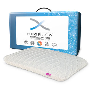 Relief All Seasons Low Line Pillow Memory Foam Pillow by Flexi Pillow