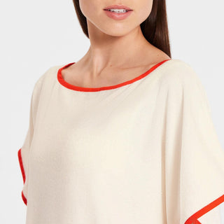 Freddie Kaftan Dress in Salt by Sheridan