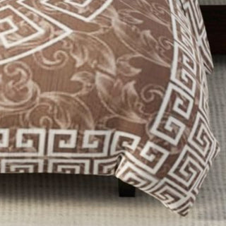 Mink Blanket GREEK KEY Super Soft Heavy Weight 2 Ply by Renee Taylor