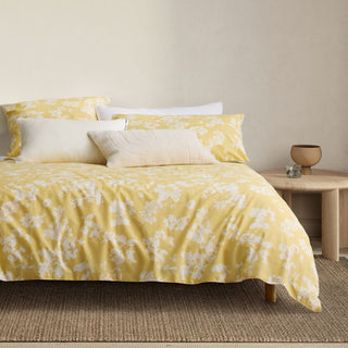 Hadley Honey Gold Quilt Cover Set by Sheridan