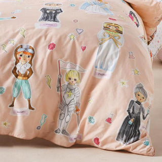 You Go Girl Peach Quilt Cover Set by Hiccups