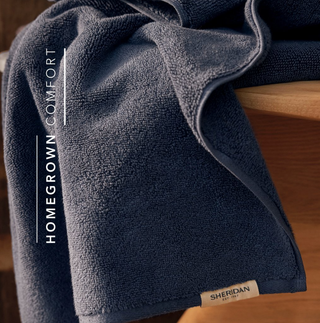 Aven Australian Cotton Towel Collection by Sheridan INDIGO