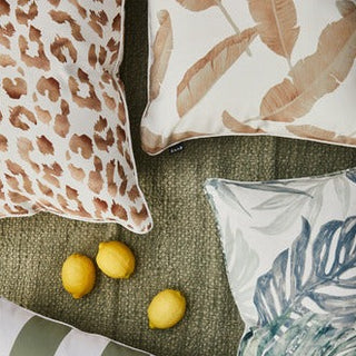 Daydream Noosa Natural Outdoor Cushion 50 x 50cm by Zaab