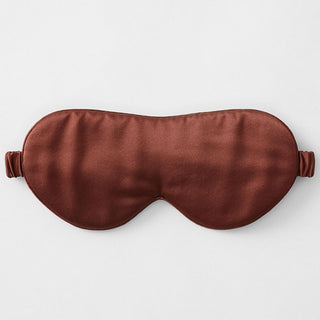 Lanham Silk Eye Mask BITTER CHOCOLATE by Sheridan