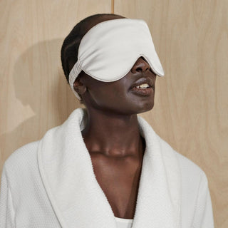 Lanham Silk Eye Mask SAND by Sheridan