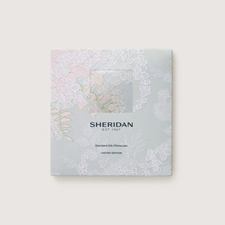 Lanham Pearl Grey LIMITED EDITION Tailored Silk Pillowcase by Sheridan