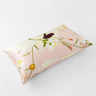 Lanham Peach Sand LIMITED EDITION Tailored Silk Pillowcase by Sheridan