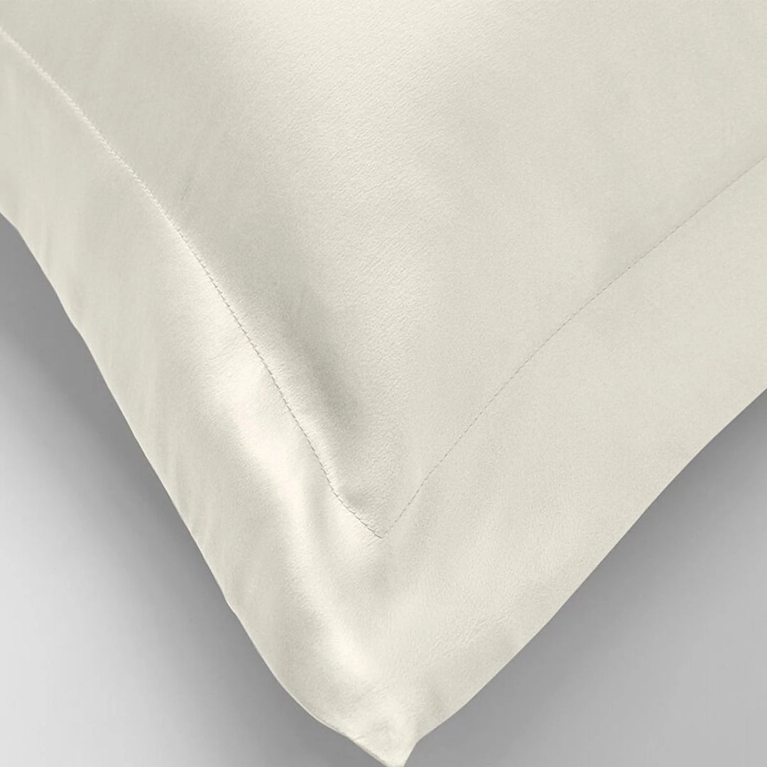 Lanham SAND TAILORED Silk Pillowcase by Sheridan Planet Linen