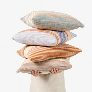 Leighton Chambray Cushion 48x48cm by Linen House