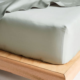 Augusta Green Gum Sheet Set by Linen House
