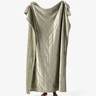 Bray Sage Throw Rug 150 x 230cm by Linen House