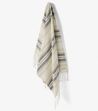 Deniz Hammam Striped Beach Towel by Linen House