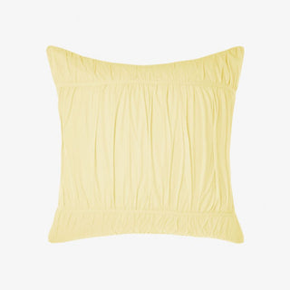 Layla Lemon European Pillowcase by Linen House