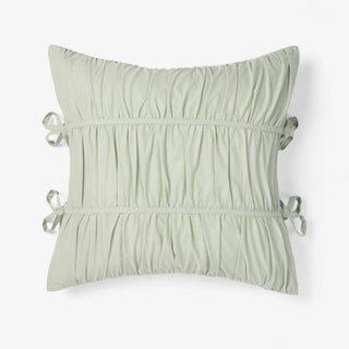 Layla Seafoam Square Filled Cushion by Linen House