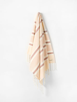 Leros Hammam Striped Beach Towel by Linen House