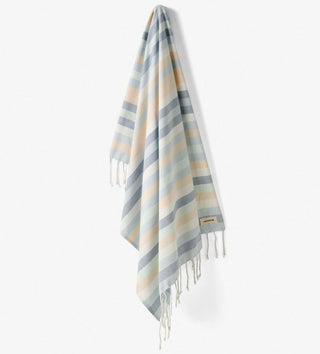 Lio Hammam Striped Beach Towel by Linen House