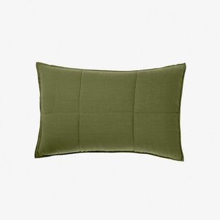 Nimes Moss Linen Pillowsham Pair by Linen House