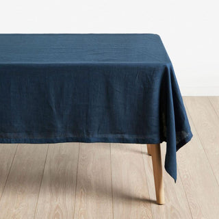 Nimes Linen Tablecloth Range NAVY By Linen House