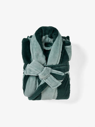 Ocean City Plush FOREST Bathrobe by Linen House