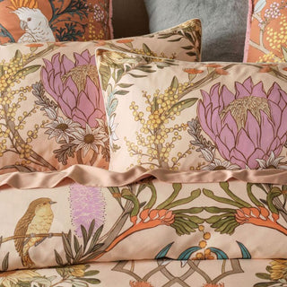 Victoria Apricot Quilt Cover Set by Linen House