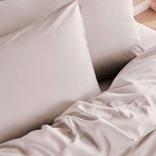 Nara Bamboo Cotton WISTERIA Quilt Cover Set by Linen House