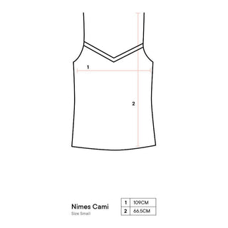 Nimes Natural Linen Cami by Linen House