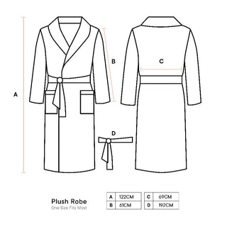 Plush Leopard Bathrobe by Linen House