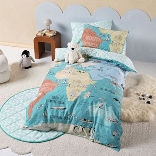 Atlas Quilt Cover Set by Linen House Kids