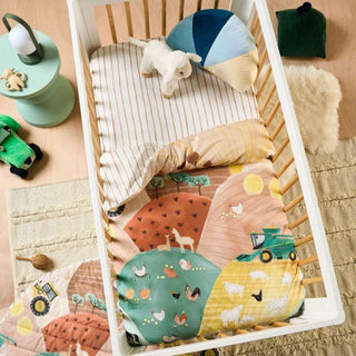 Sunset Harvest Cot Quilt Cover by Linen House Kids