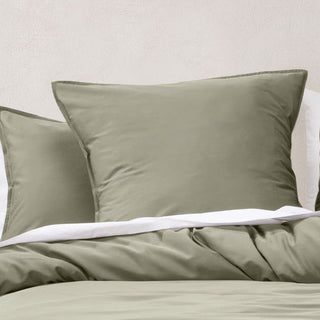 Nara Moss European Pillowcase by Linen House