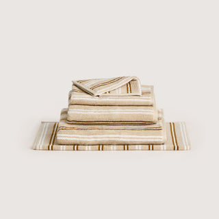 Living Textures Trenton Stripe Towel Collection by Sheridan LIMESTONE